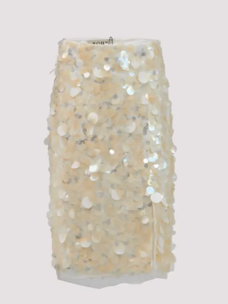 Sequin Midi Skirt